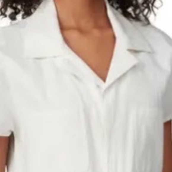 A Piece Apart Rent the Runway Azore white linen jumpsuit sz 2 $445 - Picture 4 of 11